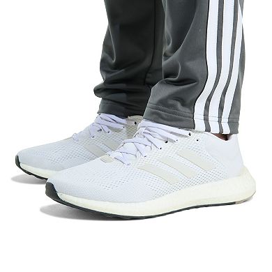 Boys adidas Elastic Waistband 3-Stripes Straight Leg Pants