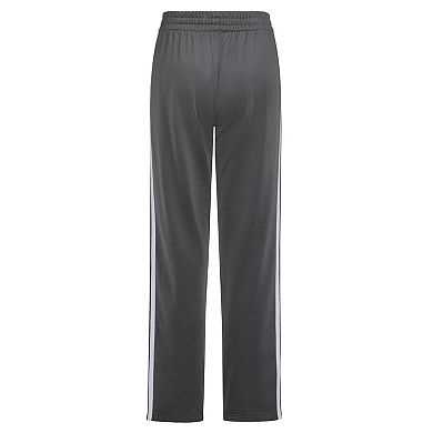 Boys adidas Elastic Waistband 3-Stripes Straight Leg Pants