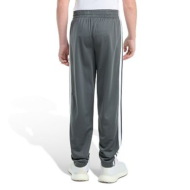 Boys adidas Elastic Waistband 3-Stripes Straight Leg Pants