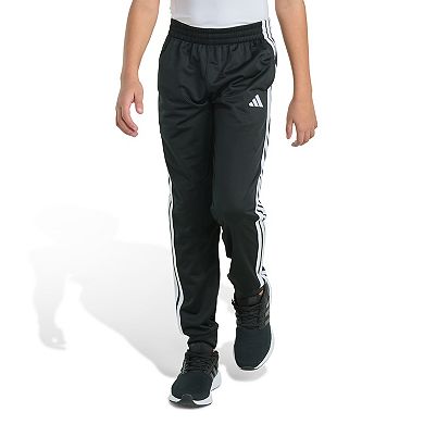 Boys adidas Elastic Waistband 3-Stripe Tricot Joggers