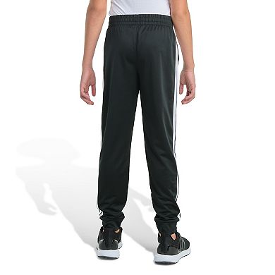 Boys adidas Elastic Waistband 3-Stripe Tricot Joggers
