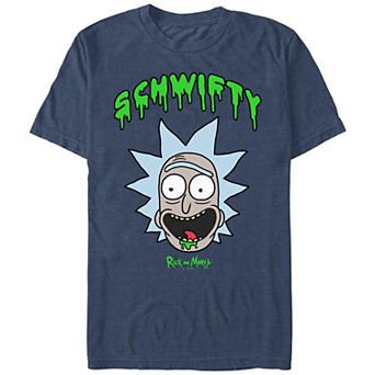 Men's Rick And Morty Schwifty Drippy Graphic Tee