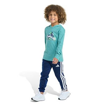 Boys 4-7 adidas Long Sleeve Hoodie & Jogger Pants Set