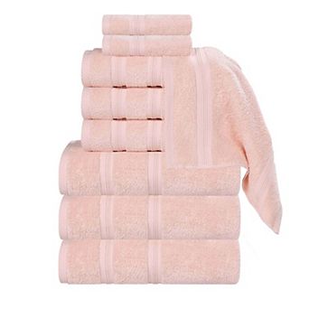 SUPERIOR 9 pc Smart Dry Zero Twist Cotton Towel Set