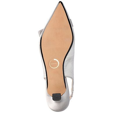 Journee Paloma Women's Sling Back Kitten Heel Pumps