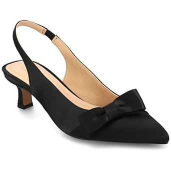 Journee Paloma Women's Sling Back Kitten Heel Pumps