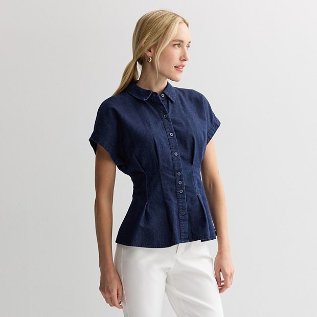 flared dress shirt Quattro Flex Dress Shirt with Semi-Spread Collar Sky Blue 2XL / Sky Blue main image 1