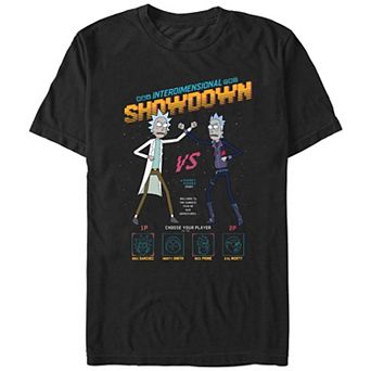 Men's Rick And Morty Interdimensional Showdown Graphic Tee