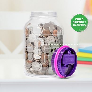 Discovery™ Digital Coin-Counting Money Jar with LCD Screen