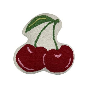 The Big One® Hooked Shaped Cherry Decorative Pillow