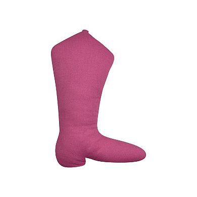 The Big One® Hooked Shaped Boot Decorative Pillow