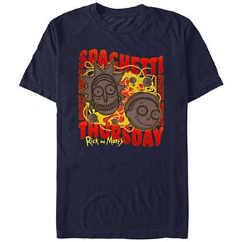 Men's Rick And Morty Spaghetti Thursday Graphic Tee
