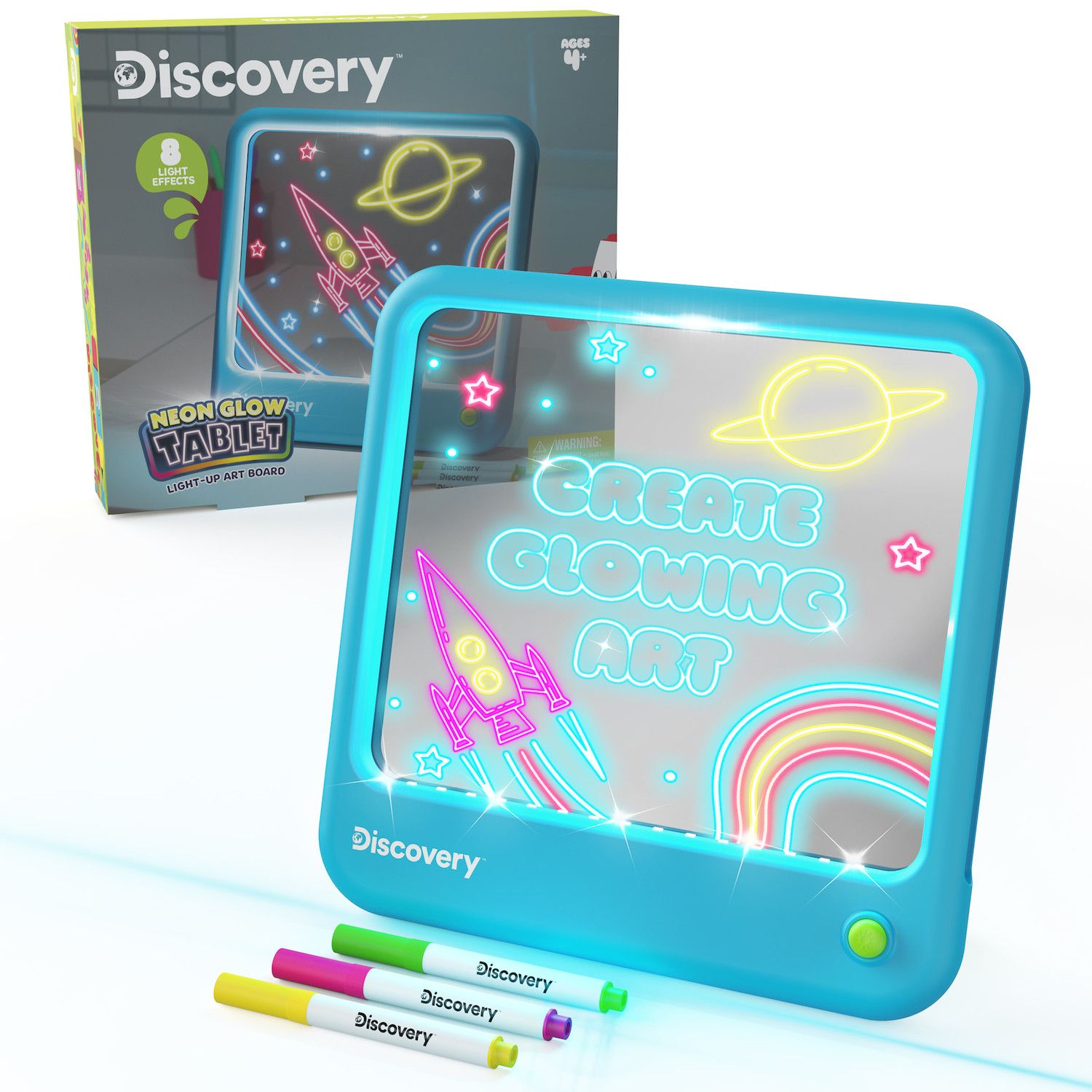 Discovery™ Glow Tracing Light-Up Art Tablet – Includes 10 Templates, 1 – Costume World Middle East