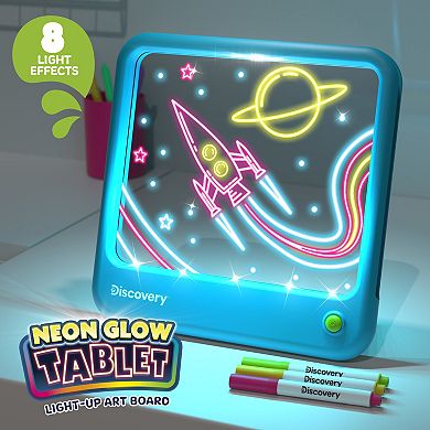Discovery™ Neon Glow Tablet Light-Up Art Board