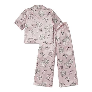 Girls 7-16 Limited Too 2- Piece Pajama Top & Pajama Bottoms Set