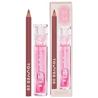 Tower 28 Beauty Line + Shine Lip Pencil and Lip Gloss Gift Set