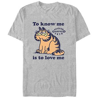 Men's Garfield To Know Me Is To Love Me Graphic Tee