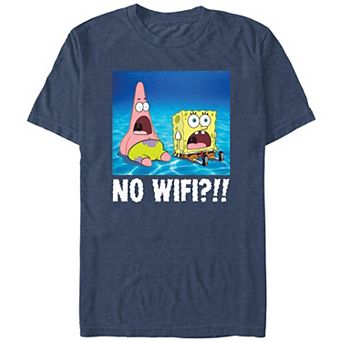 Men's SpongeBob SquarePants No Wi-Fi Graphic Tee