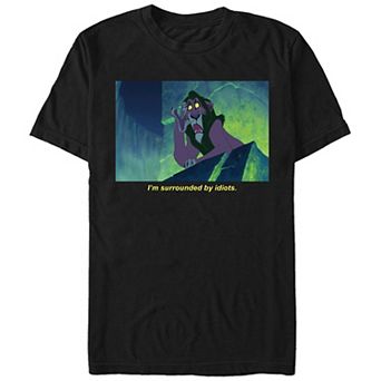 Men's The Lion King Scar I'm Surrounded By Idiots Graphic Tee