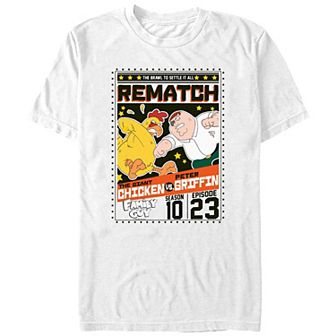 Men's Family Guy The Giant Chicken Vs Peter Griffin Graphic Tee