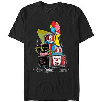 Men's IT Pennywise On TV Graphic Tee