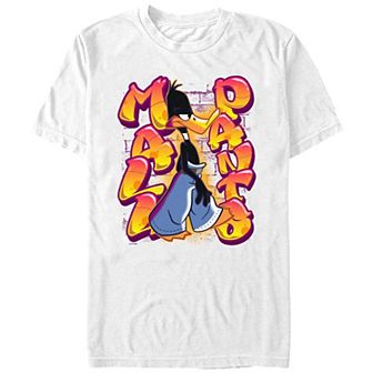 Men's Looney Tunes Daffy Duck Mall Pants Graphic Tee