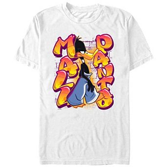 Men's Looney Tunes Daffy Duck Mall Pants Graphic Tee