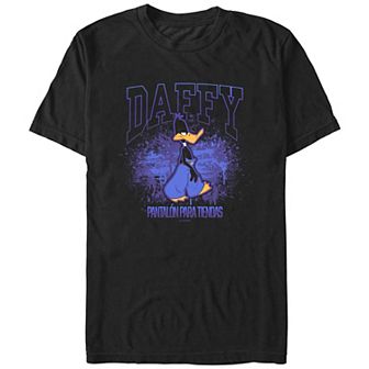 Men's Looney Tunes Daffy Duck Pantalón Para Tiendas Graphic Tee