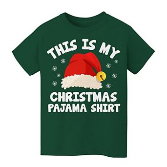 Kid's 8-20 Pajama Christmas Shirt Christmas Graphic Tee