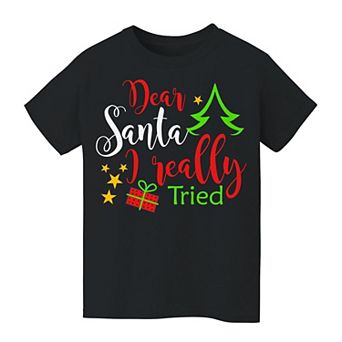 Kid's 8-20 Christmas Dear Santa Christmas Graphic Tee