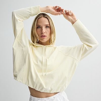 Women's FLX Hooded Heavyweight Jersey Popover Top