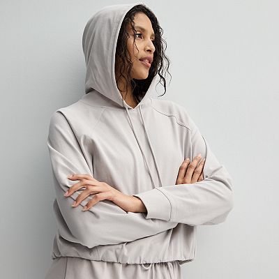 Women's FLX Hooded Heavyweight Jersey Popover Top