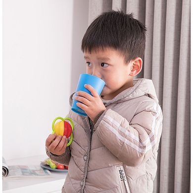 Plastic Reusable Cups 7 Oz Set Of 6 (2 Red, 2 Green, 2 Blue)