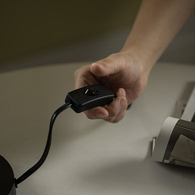 Creative Paper Rope Lamp with Plug in Cord On/Off Switch