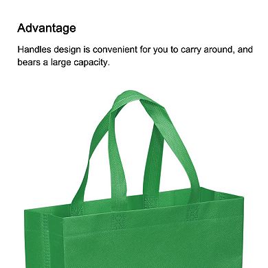 Reusable Gift Bags Vertical Style Non-Woven Grocery Tote Bag for Travel Storage