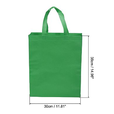 Reusable Gift Bags Vertical Style Non-Woven Grocery Tote Bag for Travel Storage