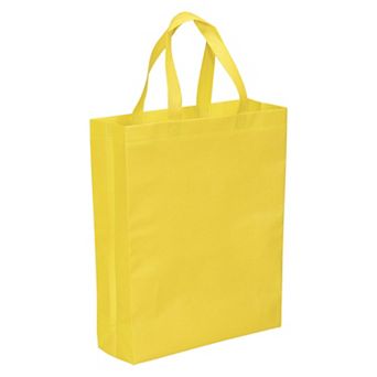 Reusable Gift Bags Vertical Style Non-Woven Grocery Tote Bag for Travel Storage