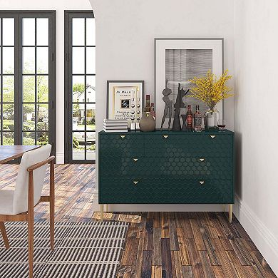 Mondawe Modern Versatile Accent Storage Cabinet with 7 Drawers
