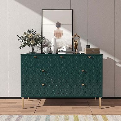 Mondawe Modern Versatile Accent Storage Cabinet with 7 Drawers