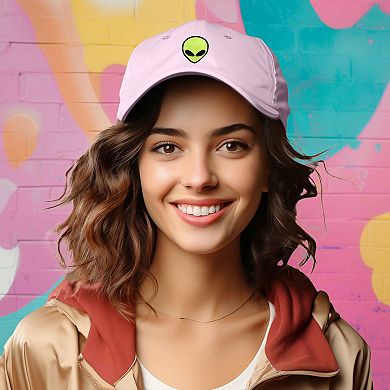 Dalix Alien Embroidered Classic Dad Cap