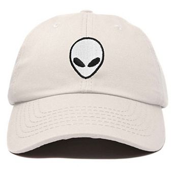 Dalix Alien Embroidered Classic Dad Cap