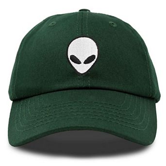 Dalix Alien Embroidered Classic Dad Cap