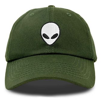 Dalix Alien Embroidered Classic Dad Cap