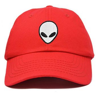 Dalix Alien Embroidered Classic Dad Cap