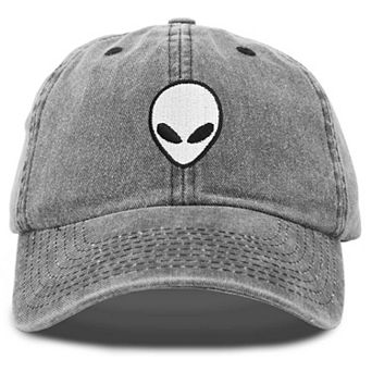 Dalix Alien Embroidered Classic Dad Cap