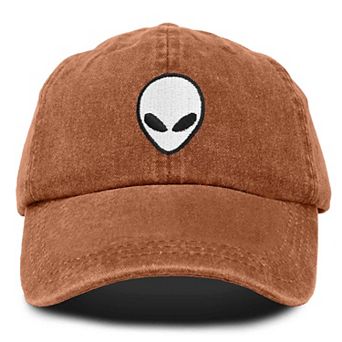 Dalix Alien Embroidered Classic Dad Cap