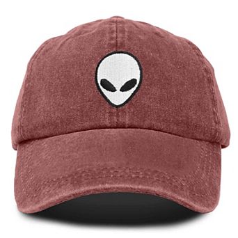 Dalix Alien Embroidered Classic Dad Cap