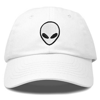 Dalix Alien Embroidered Classic Dad Cap