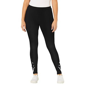 Catherines Women's Plus Size Knit Legging