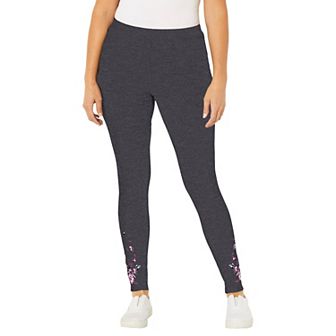 Catherines Women's Plus Size Knit Legging